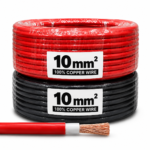 DC Wire 10mm Red Copper