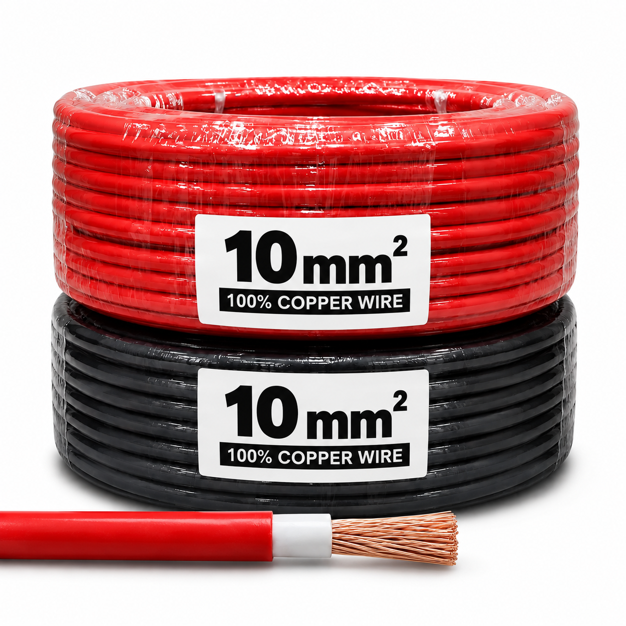 10mm red DC Wire 10mm Red Copper - Image 1