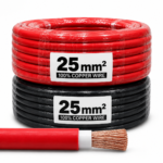 DC Wire 25mm Red Copper