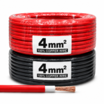 DC Wire 4mm Red Copper