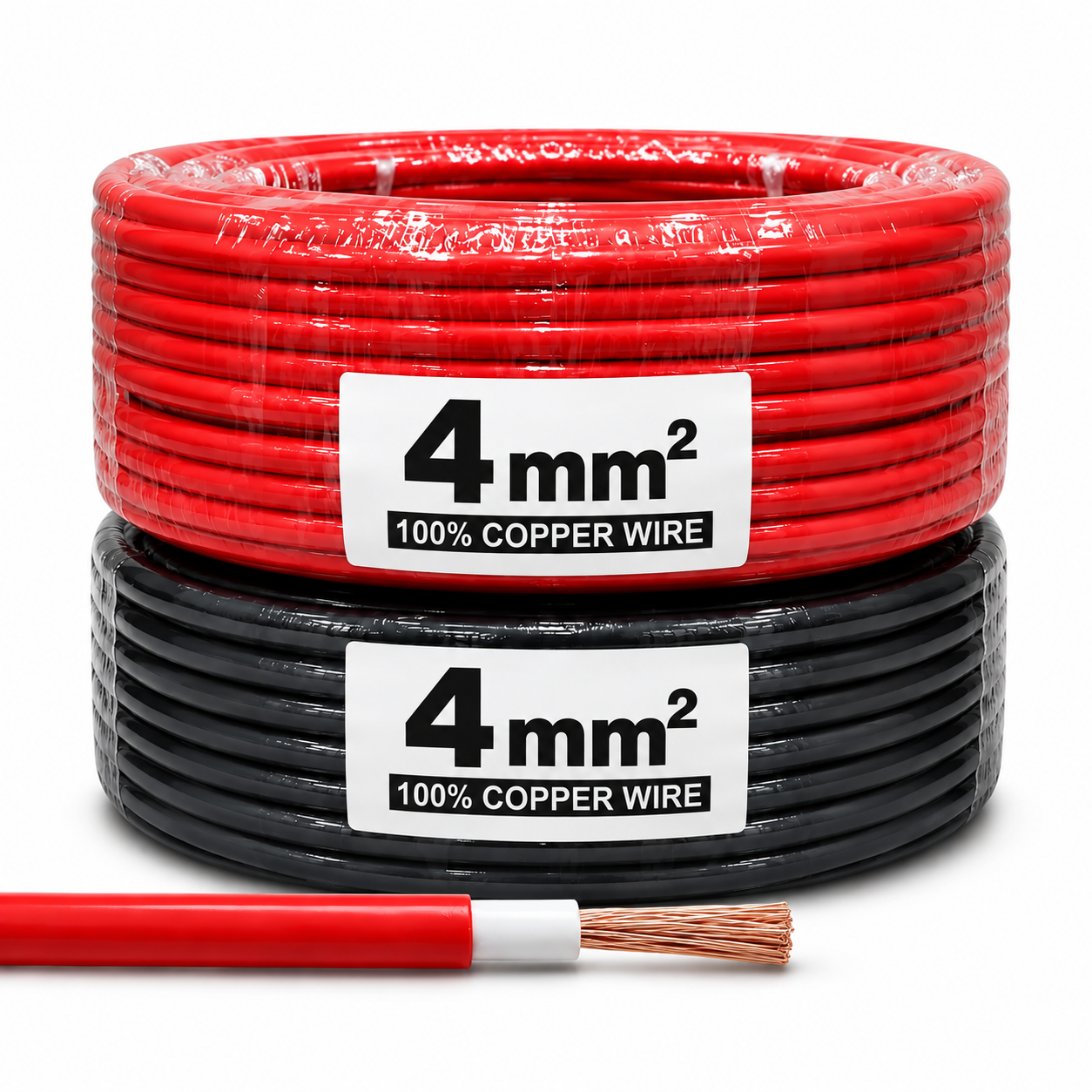 4mm red DC Wire 4mm Red Copper - Image 1
