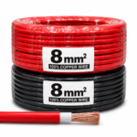 DC Wire 8mm Red Copper