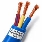3 Core Copper Submersible Cable 8mm
