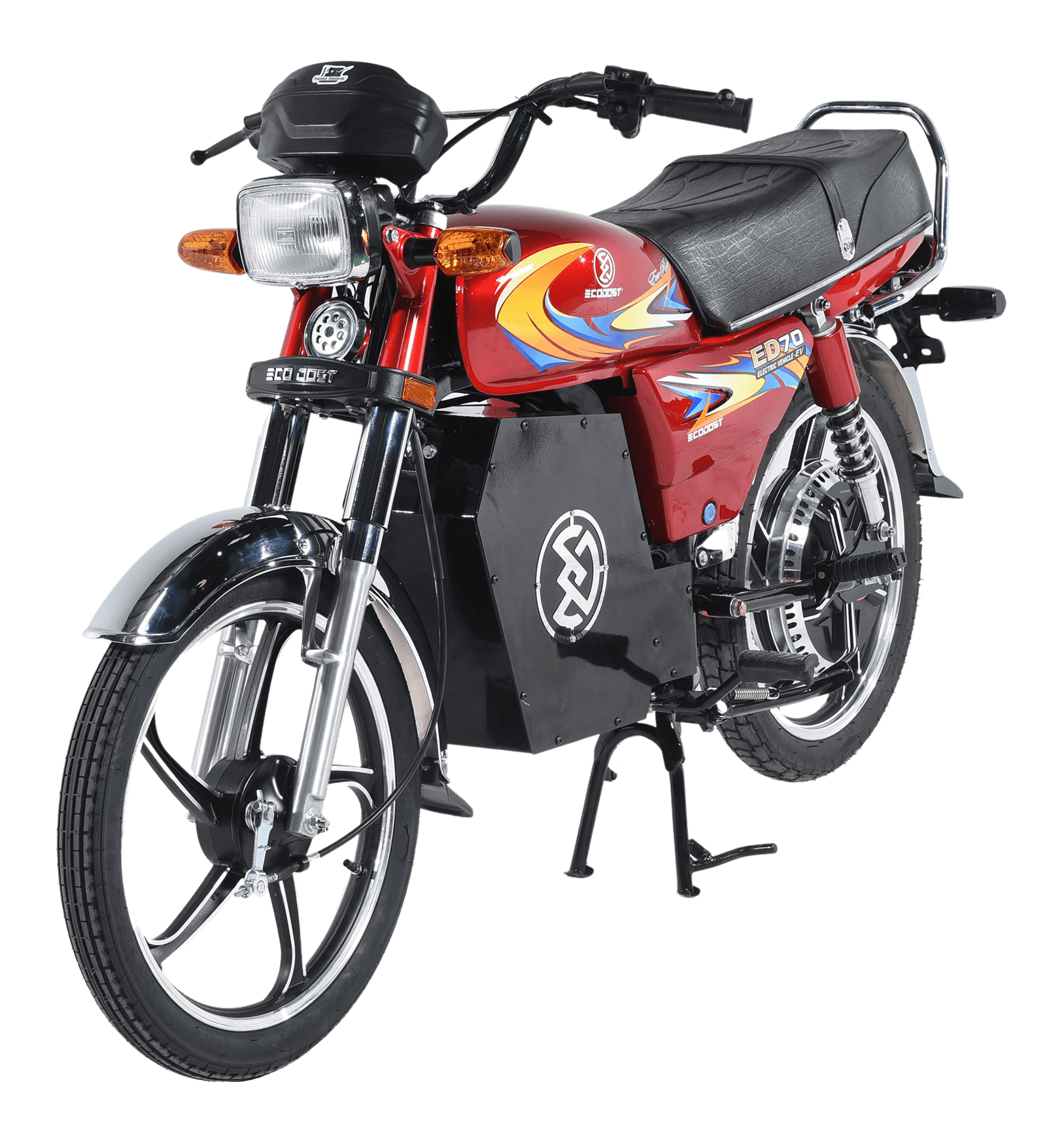 Red-Bike ED70 EcoDost ED-70 Electric Bike Red - Image 1
